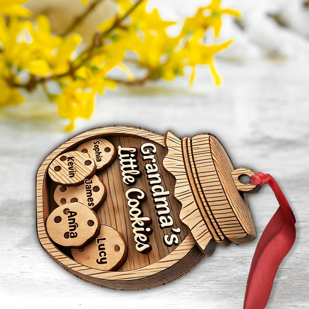 Grandma's Little Cookies - Personalized Grandma Ornament