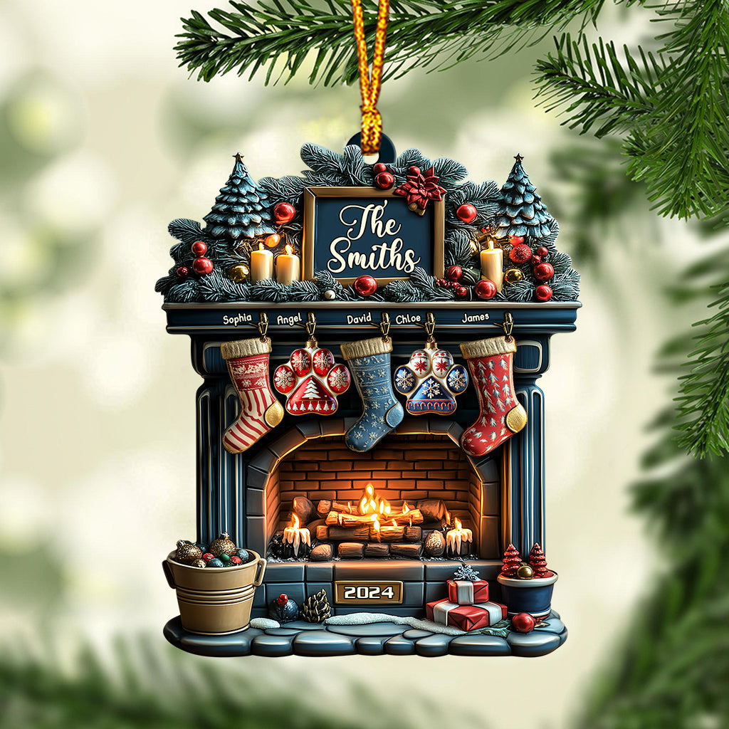 Merry Christmas 2024 - Personalized Family Ornament