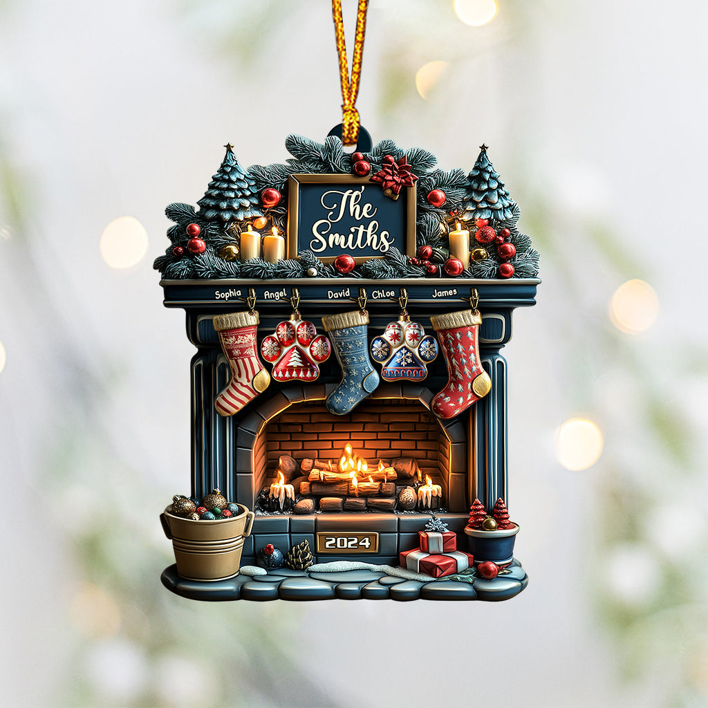 Merry Christmas 2024 - Personalized Family Ornament