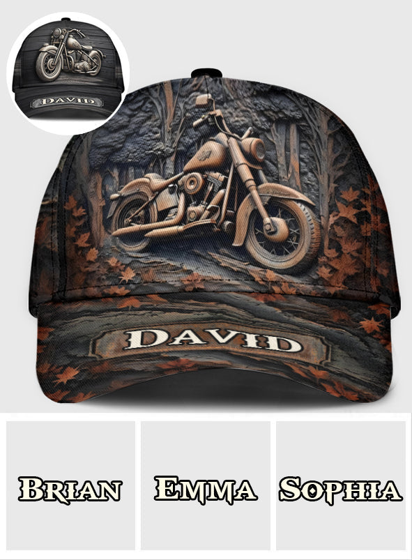 Casquette de motard classique personnalisée « Heat To Ride »
