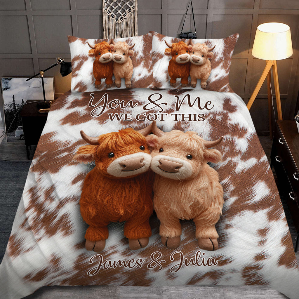 You And Me We Got This - Personalized Bedding Set