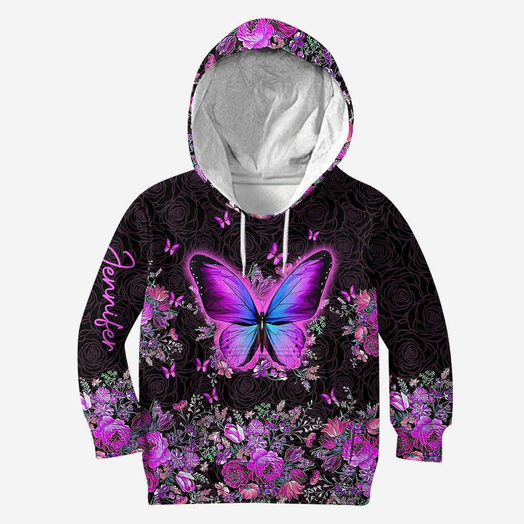 Beautiful Butterflies - Personalized Butterfly Hoodie and Leggings