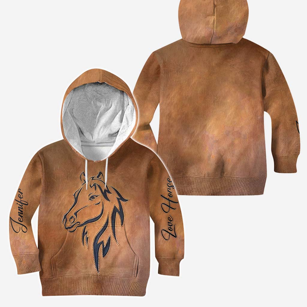 Love Horse - Personalized Horse Hoodie and Leggings