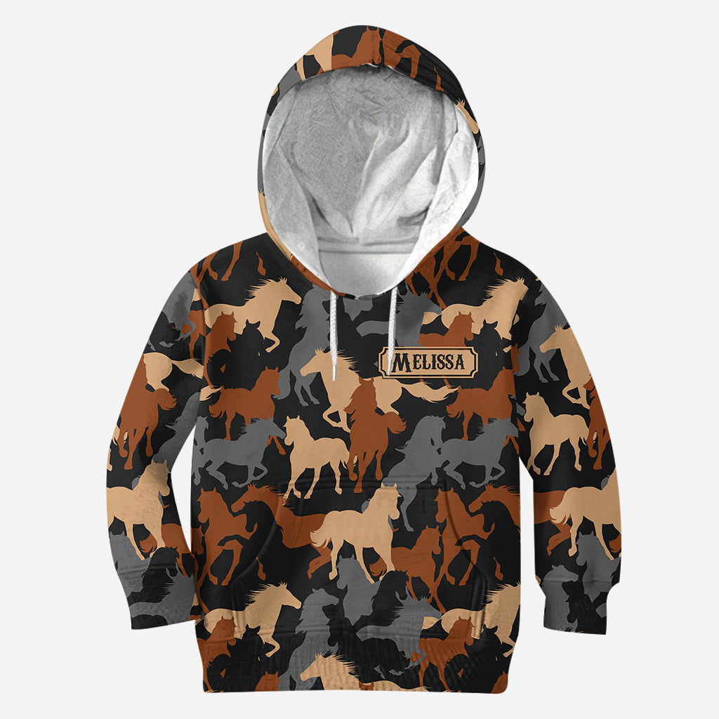 Love Horses - Personalized Horse Hoodie and Leggings
