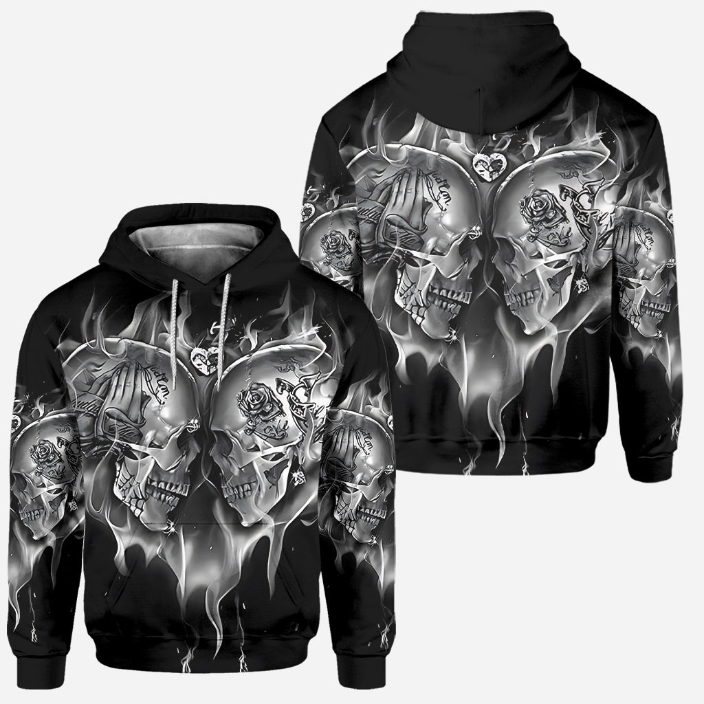 Love Skulls - Personalized Skull Hoodie and Leggings