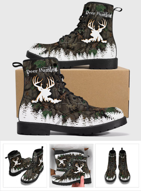 Chasse au cerf - Bottes de chasse en cuir