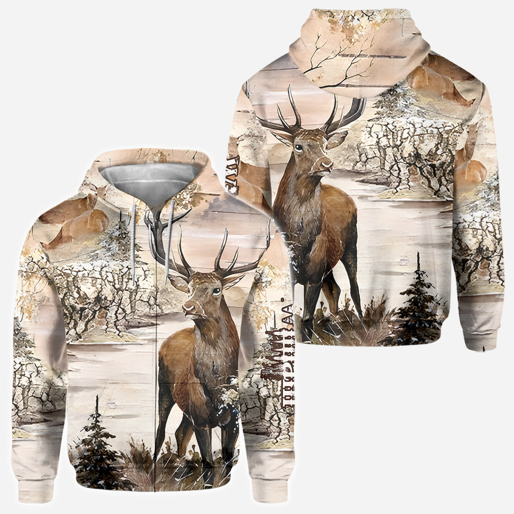 Love Hunting - Personalized Hunting All Over Shirt