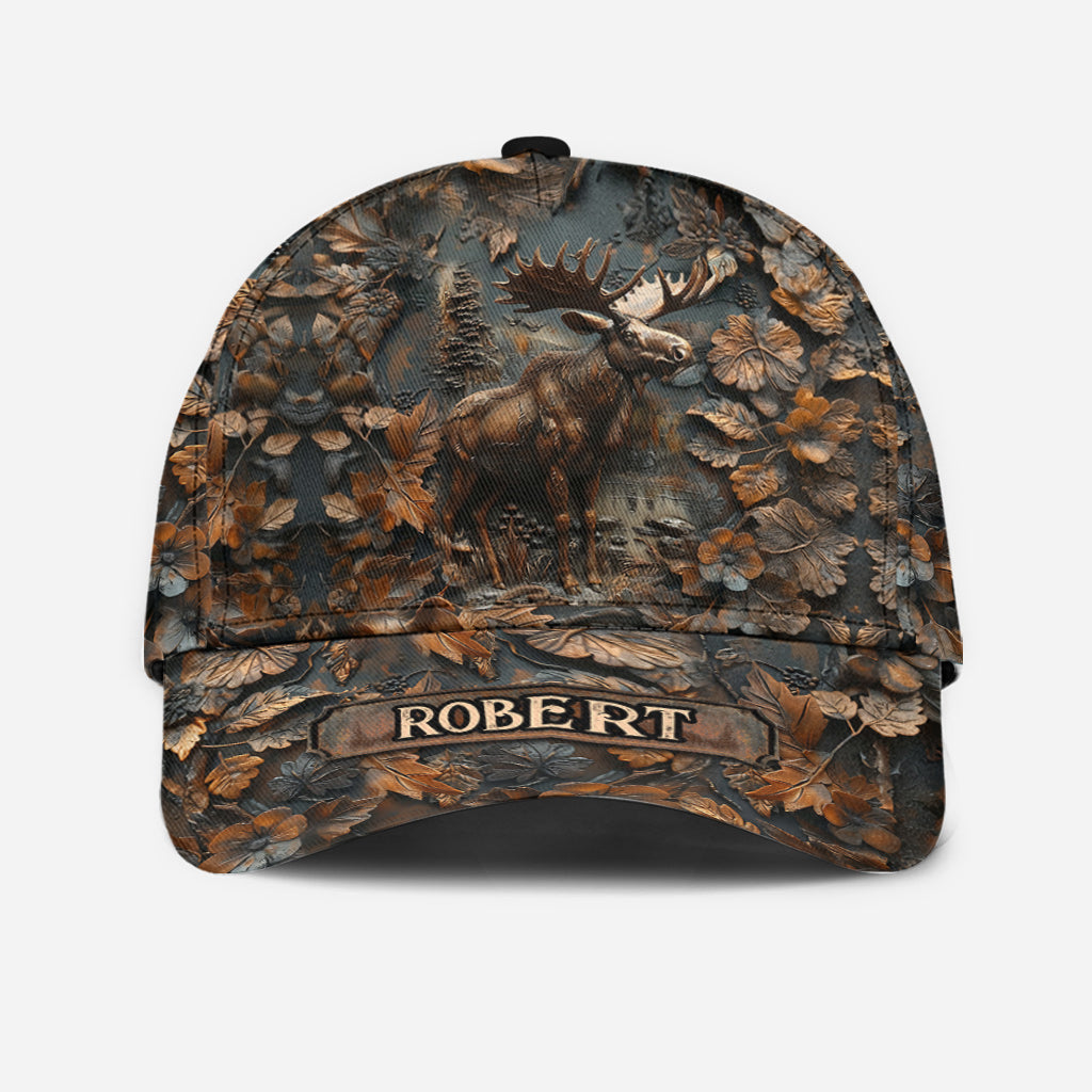 Stunning Moose - Personalized Hunting Classic Cap