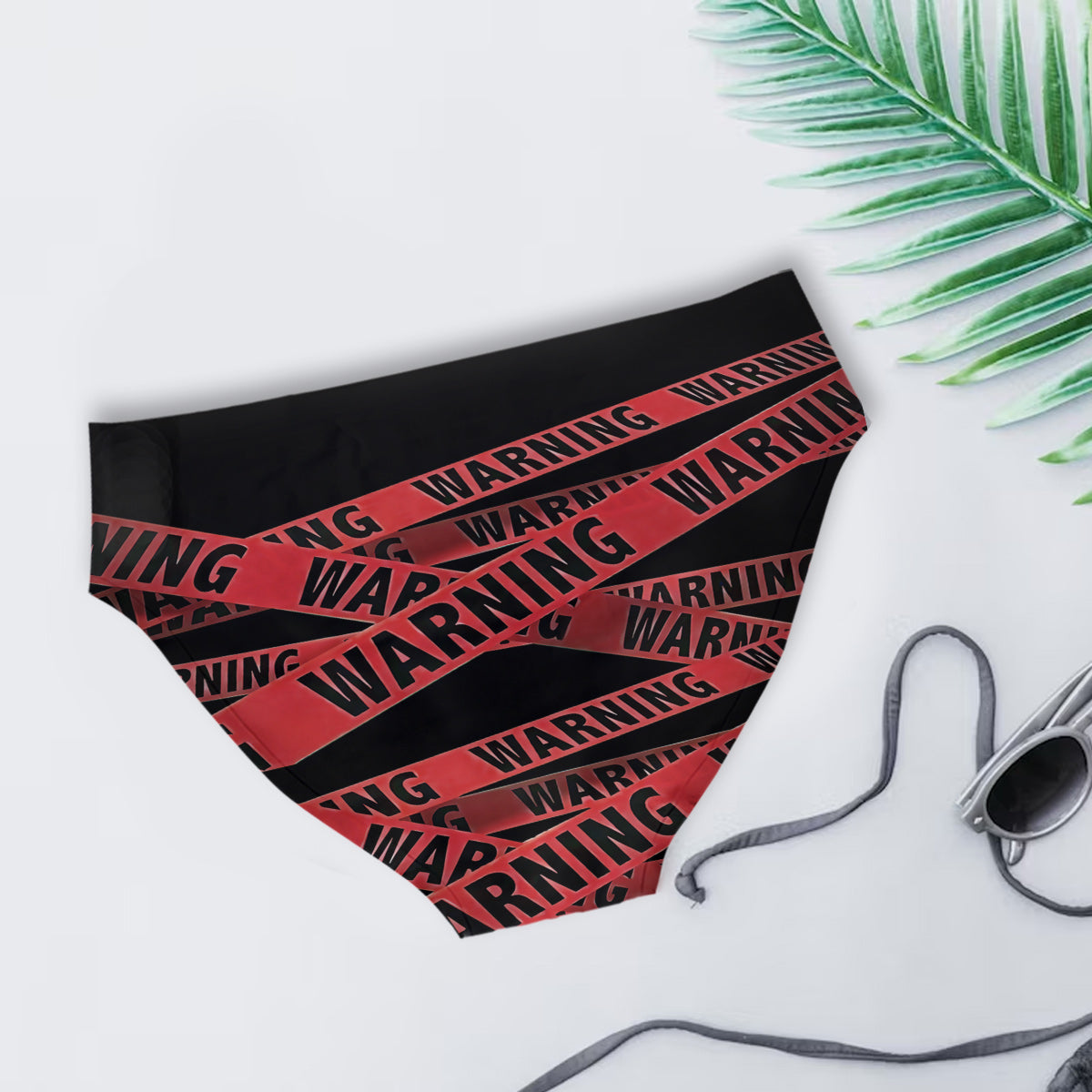 Warning Funny Couple - Personalized Couple Women Briefs & Men Boxer Briefs
