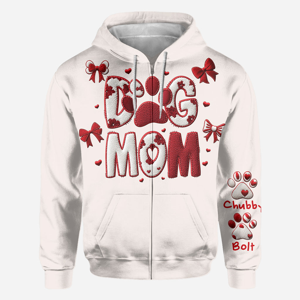 Dog/ Cat Mom, Valentine Gift - Personalized Cat All Over Shirt