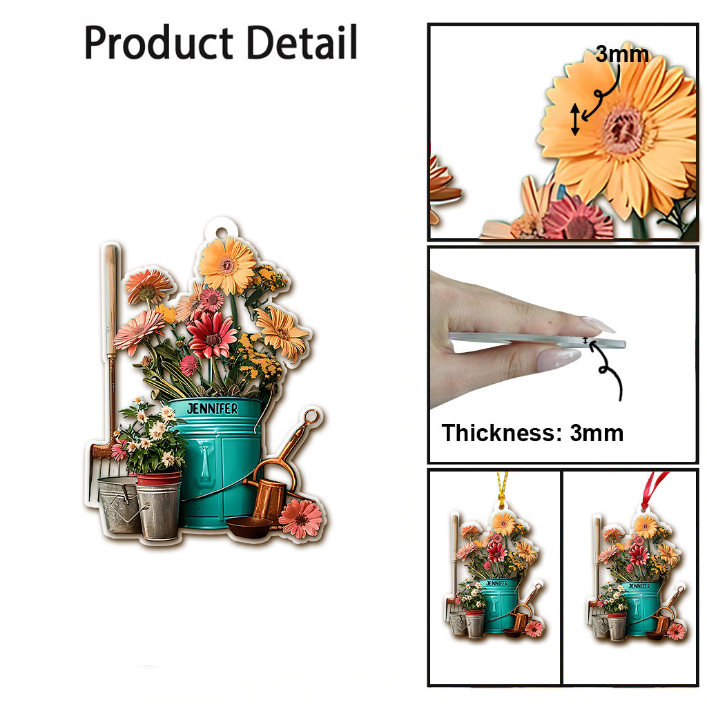 Love Gardening - Personalized Gardening Ornament
