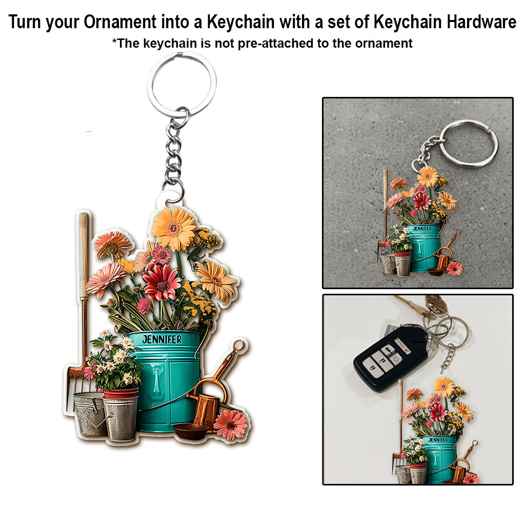 Love Gardening - Personalized Gardening Ornament