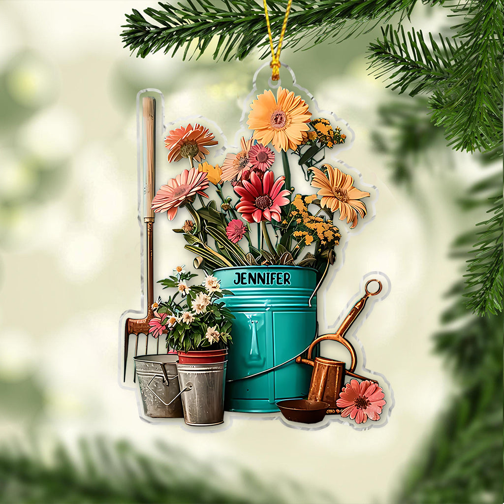 Love Gardening - Personalized Gardening Ornament