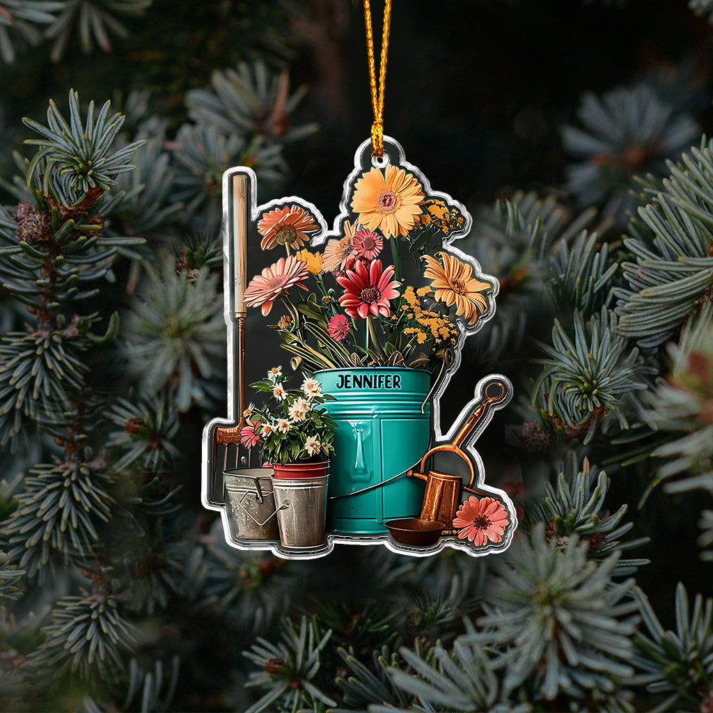 Love Gardening - Personalized Gardening Ornament