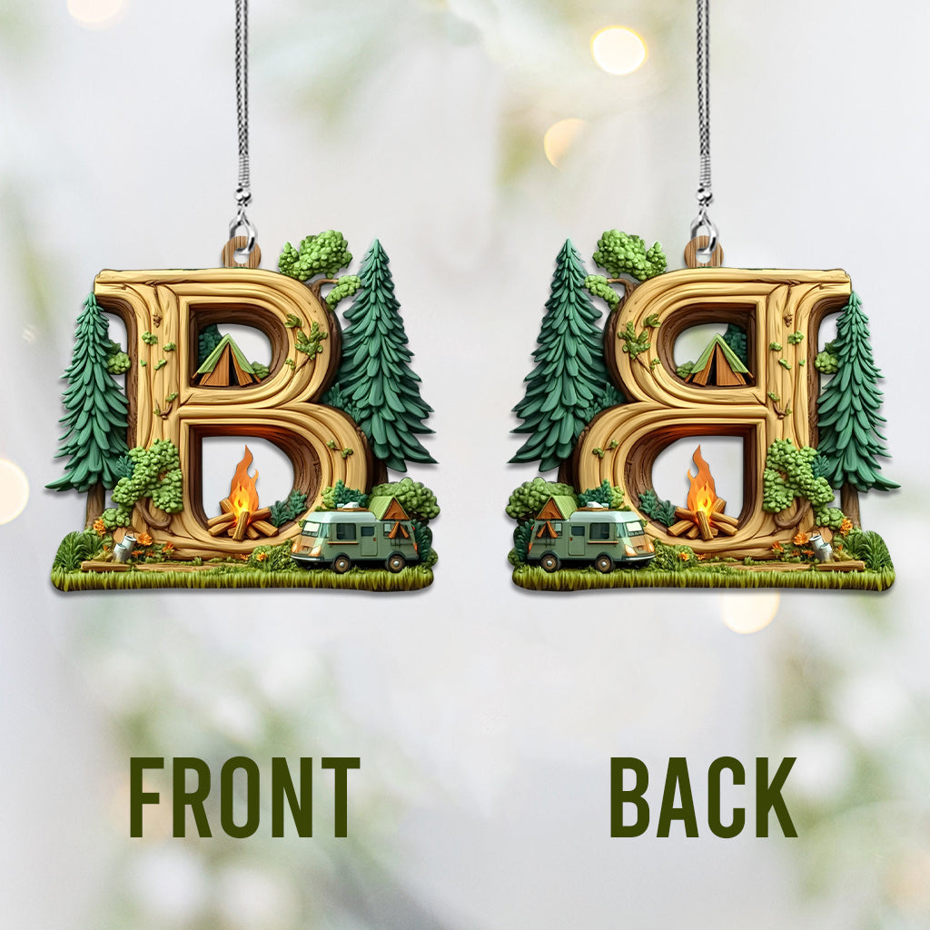 Camping Letter - Personalized Camping Car Ornament