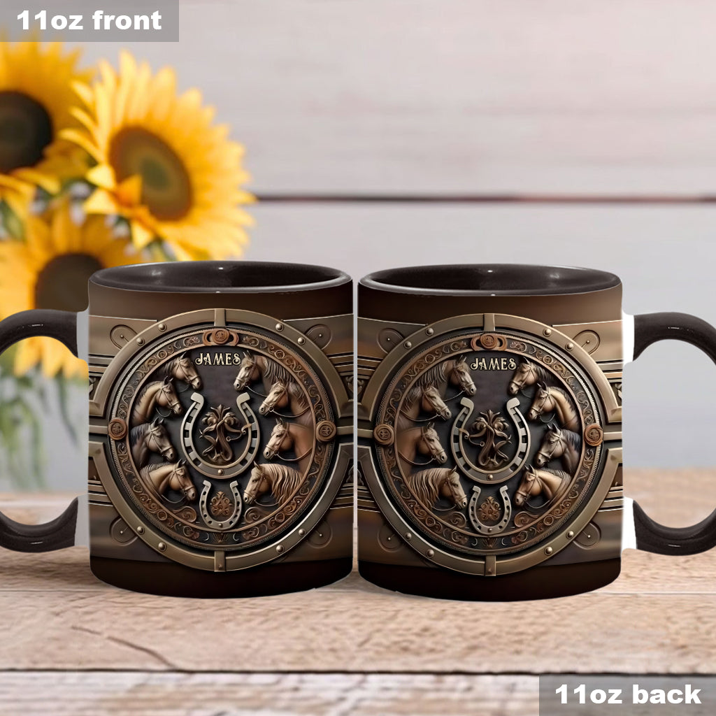 Love Horse - Personalized Horse Accent Mug