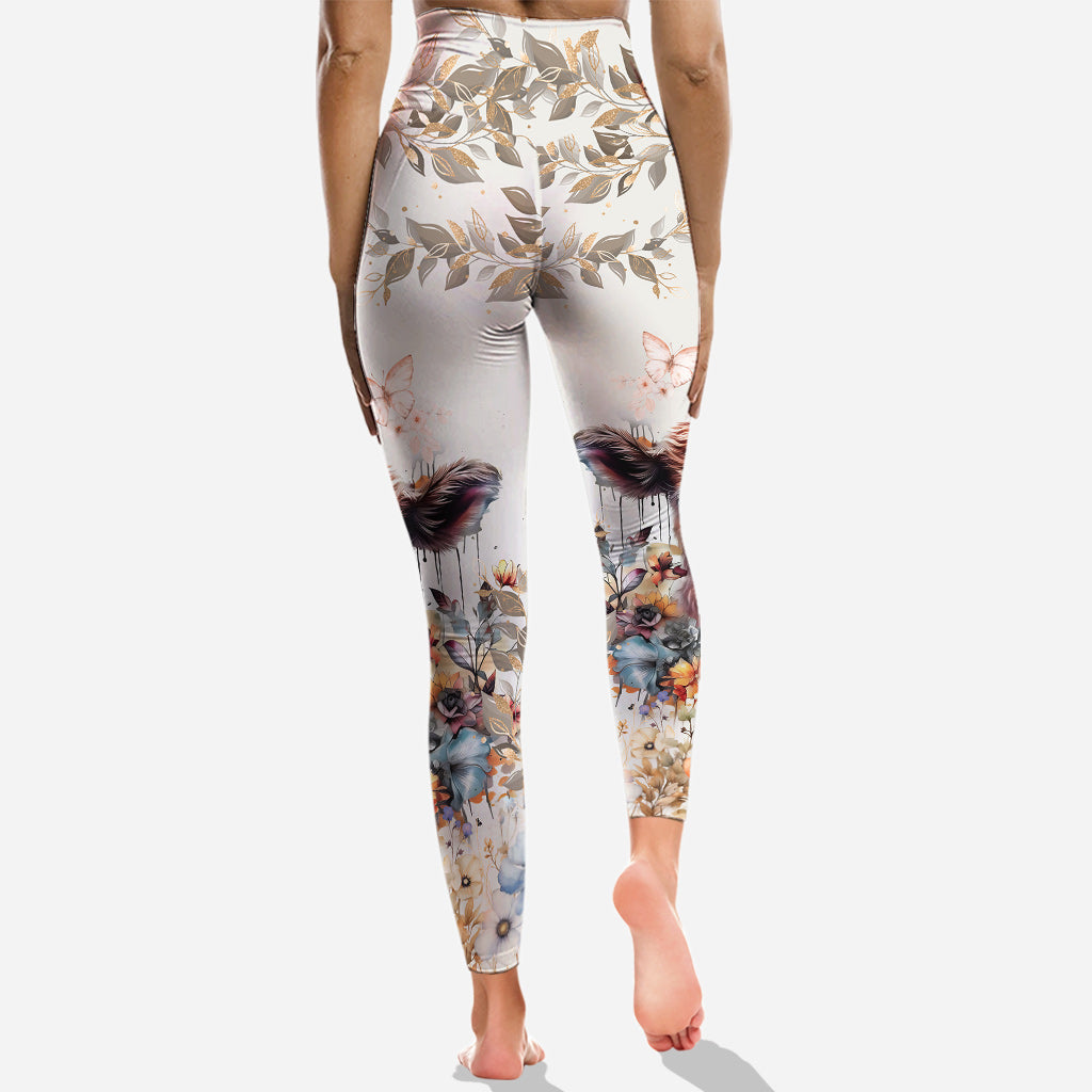 Cute Cow - Personalized Highland Cow Hoodie and Leggings