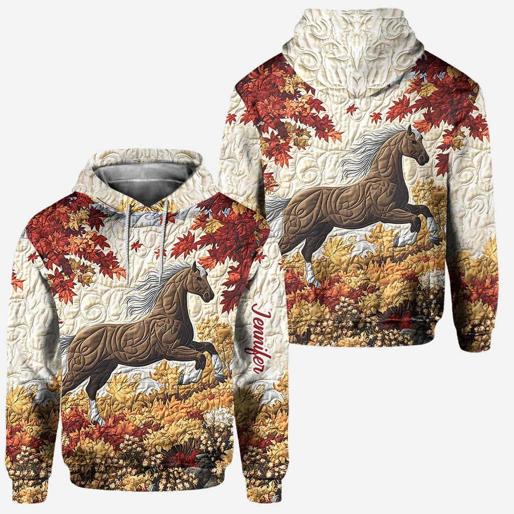 Love Horses - Personalized Horse Hoodie and Leggings