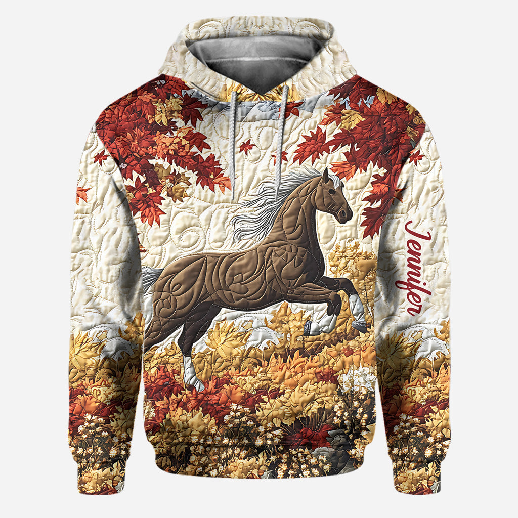 Love Horses - Personalized Horse Hoodie and Leggings