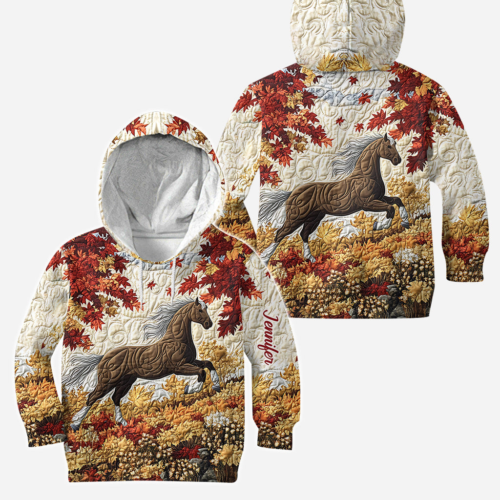 Love Horses - Personalized Horse Hoodie and Leggings