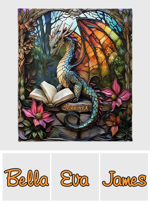 Couverture personnalisée Dragons - J'adore les dragons