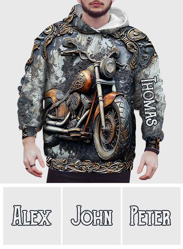 Zeit zum Fahren – Personalisiertes Biker-Shirt