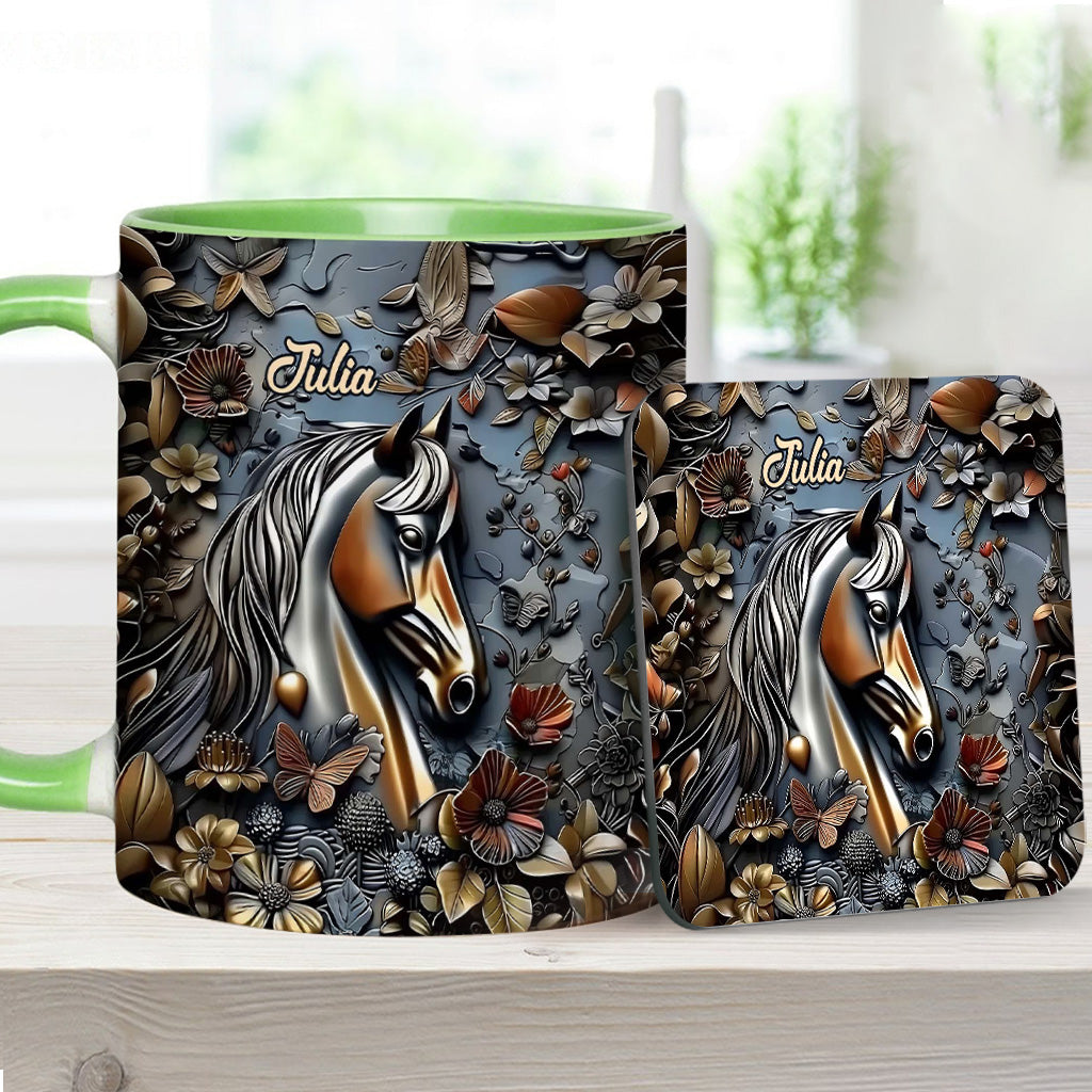 Stunning Horse - Personalized Horse Accent Mug