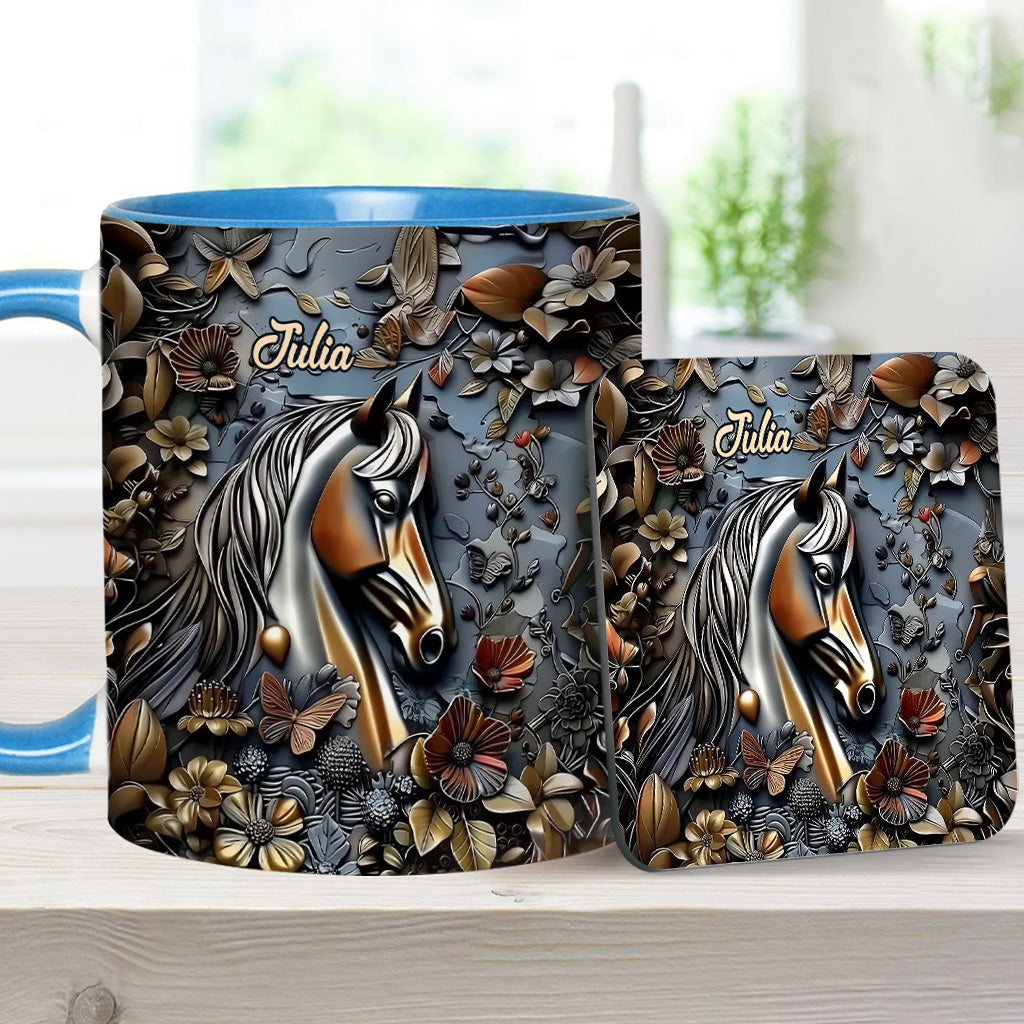 Stunning Horse - Personalized Horse Accent Mug
