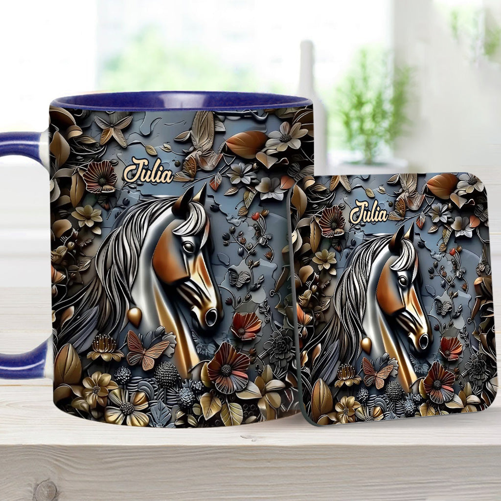 Stunning Horse - Personalized Horse Accent Mug