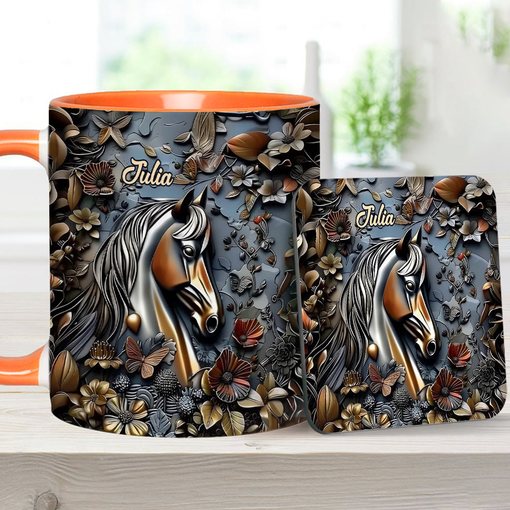Stunning Horse - Personalized Horse Accent Mug