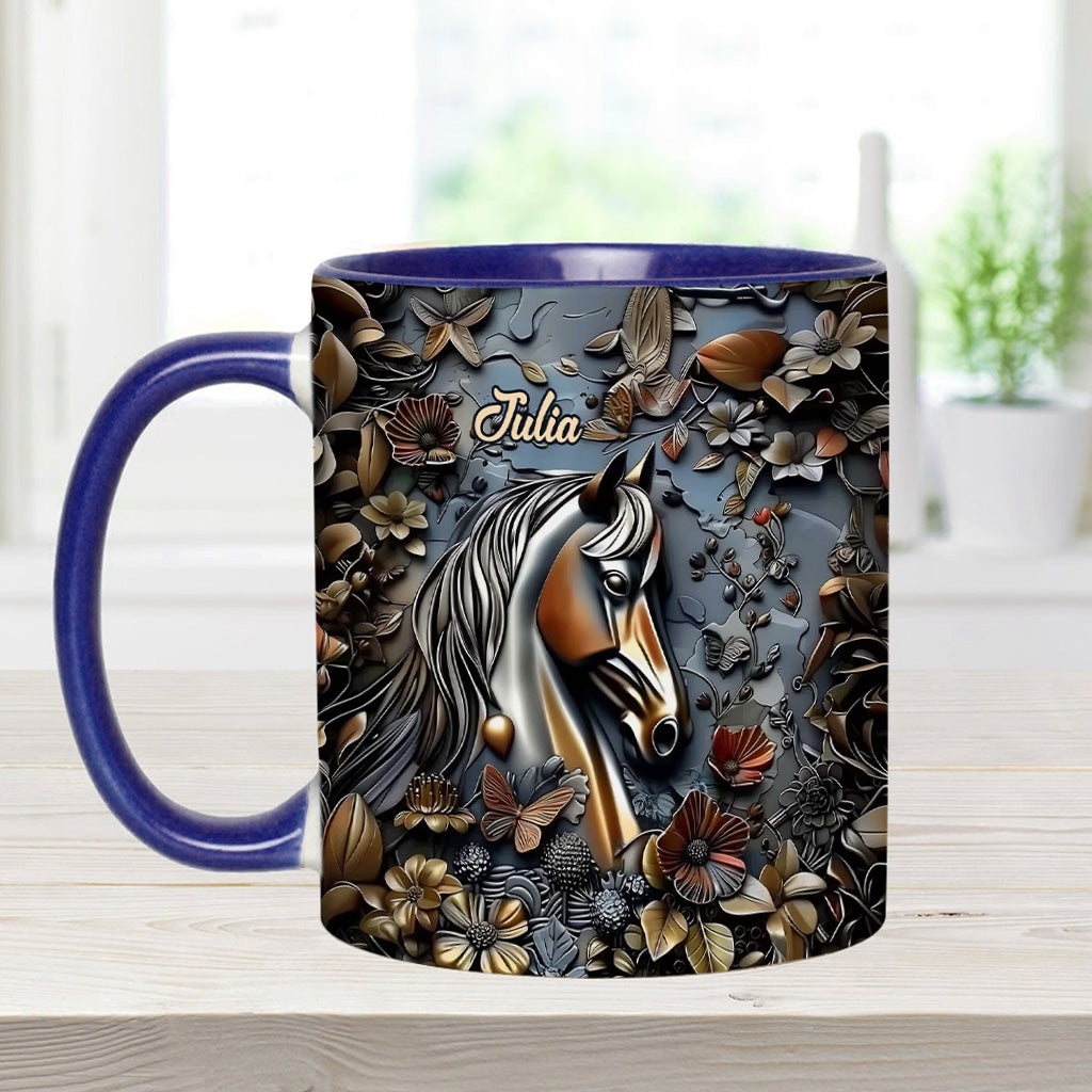 Stunning Horse - Personalized Horse Accent Mug