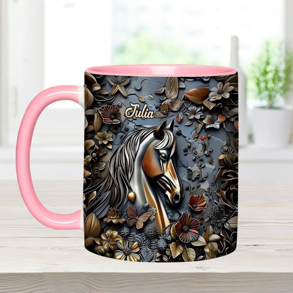 Stunning Horse - Personalized Horse Accent Mug