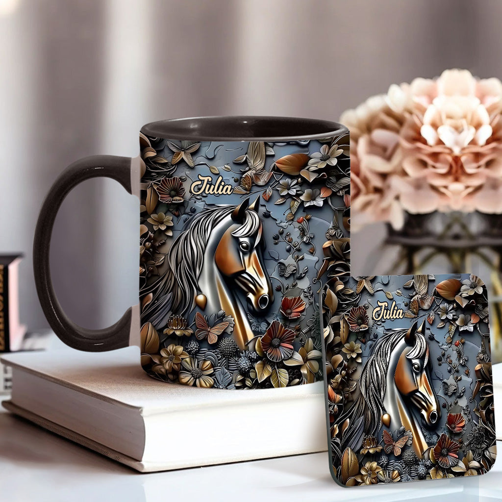 Stunning Horse - Personalized Horse Accent Mug