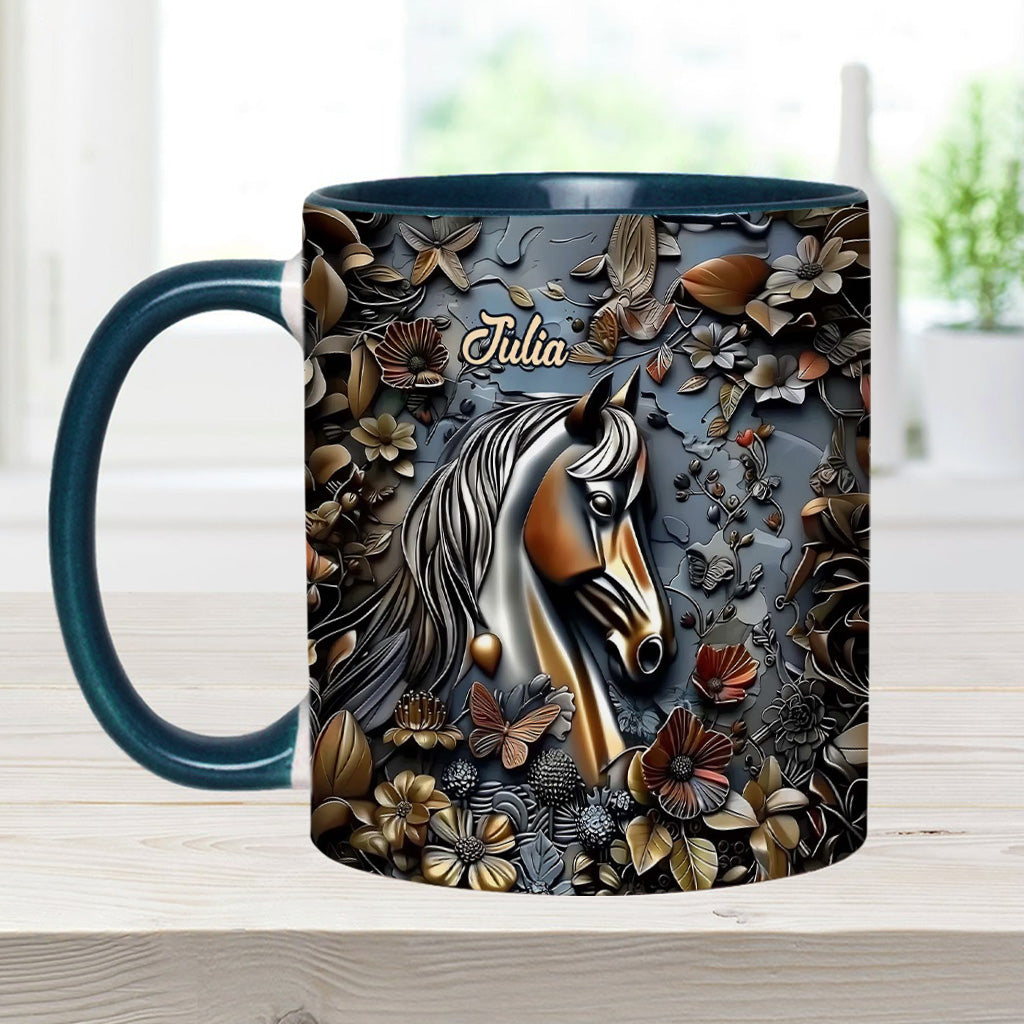 Stunning Horse - Personalized Horse Accent Mug