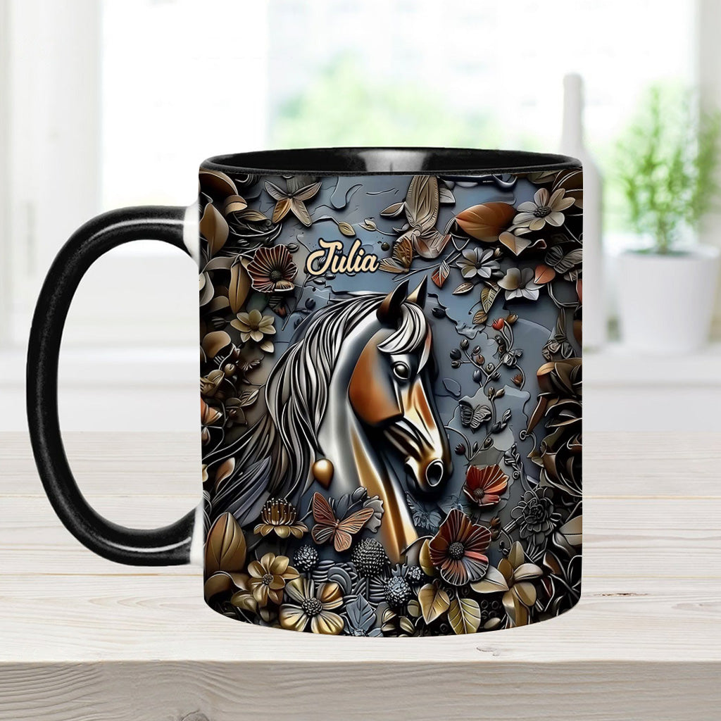 Stunning Horse - Personalized Horse Accent Mug
