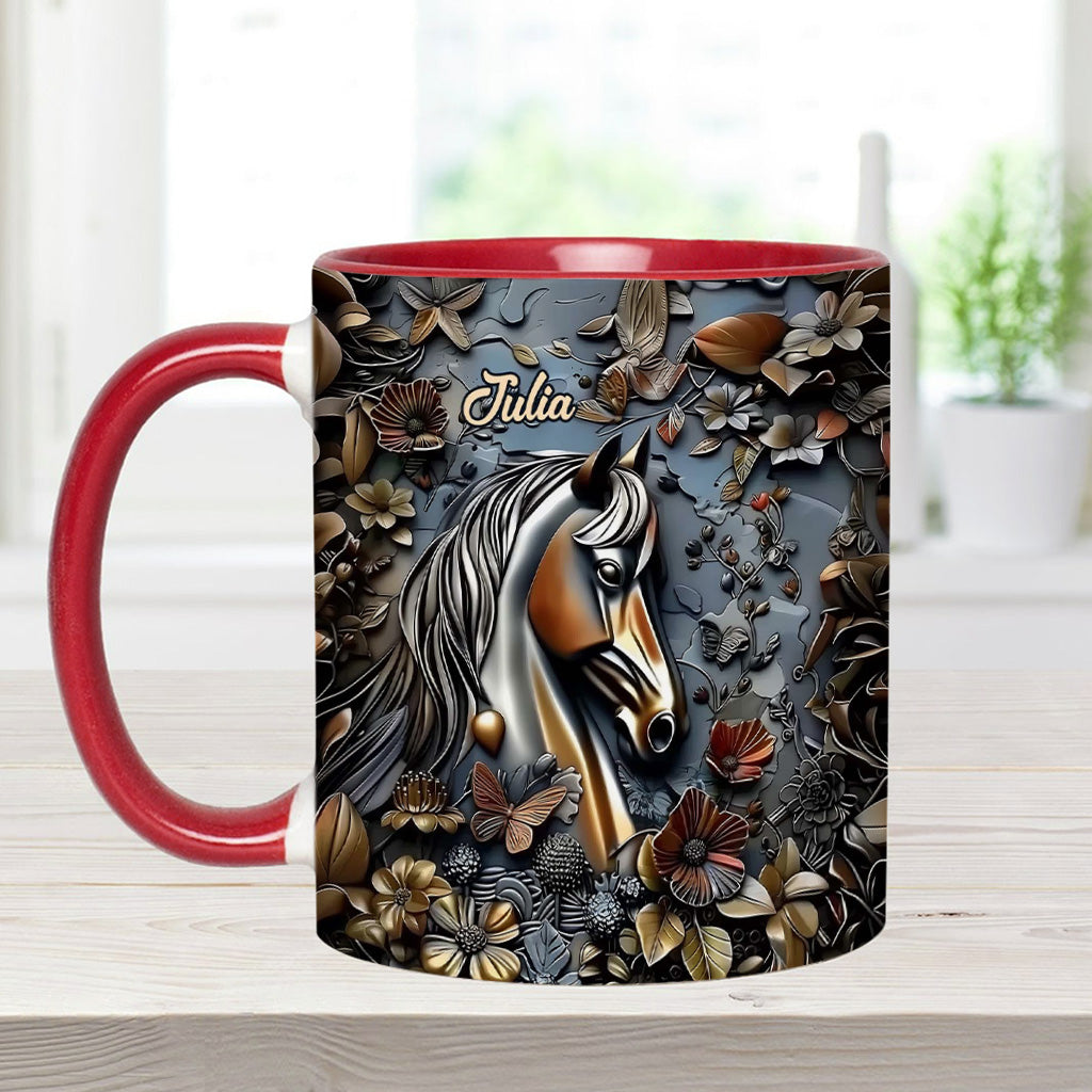 Stunning Horse - Personalized Horse Accent Mug