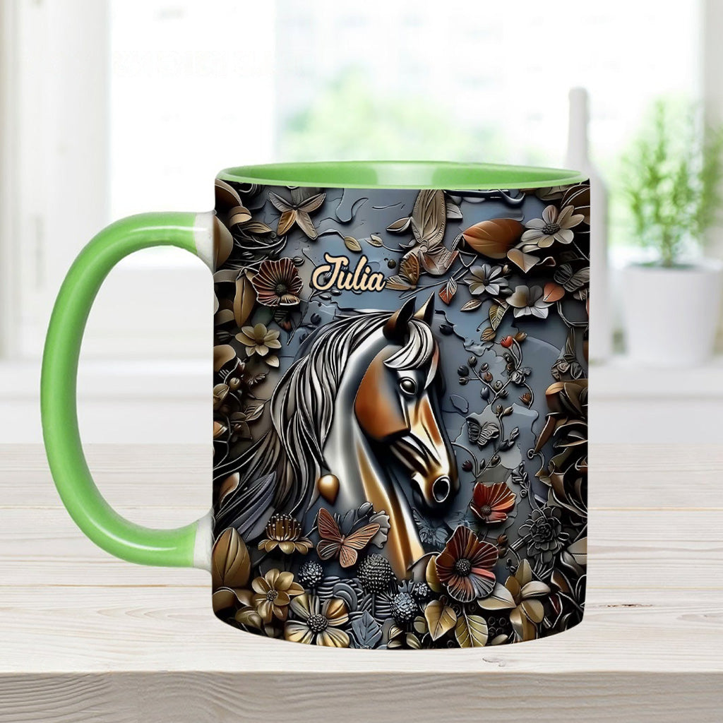 Stunning Horse - Personalized Horse Accent Mug