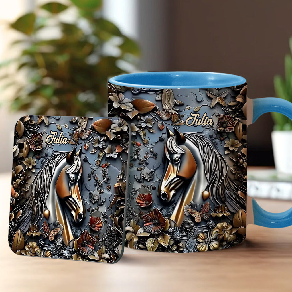 Stunning Horse - Personalized Horse Accent Mug