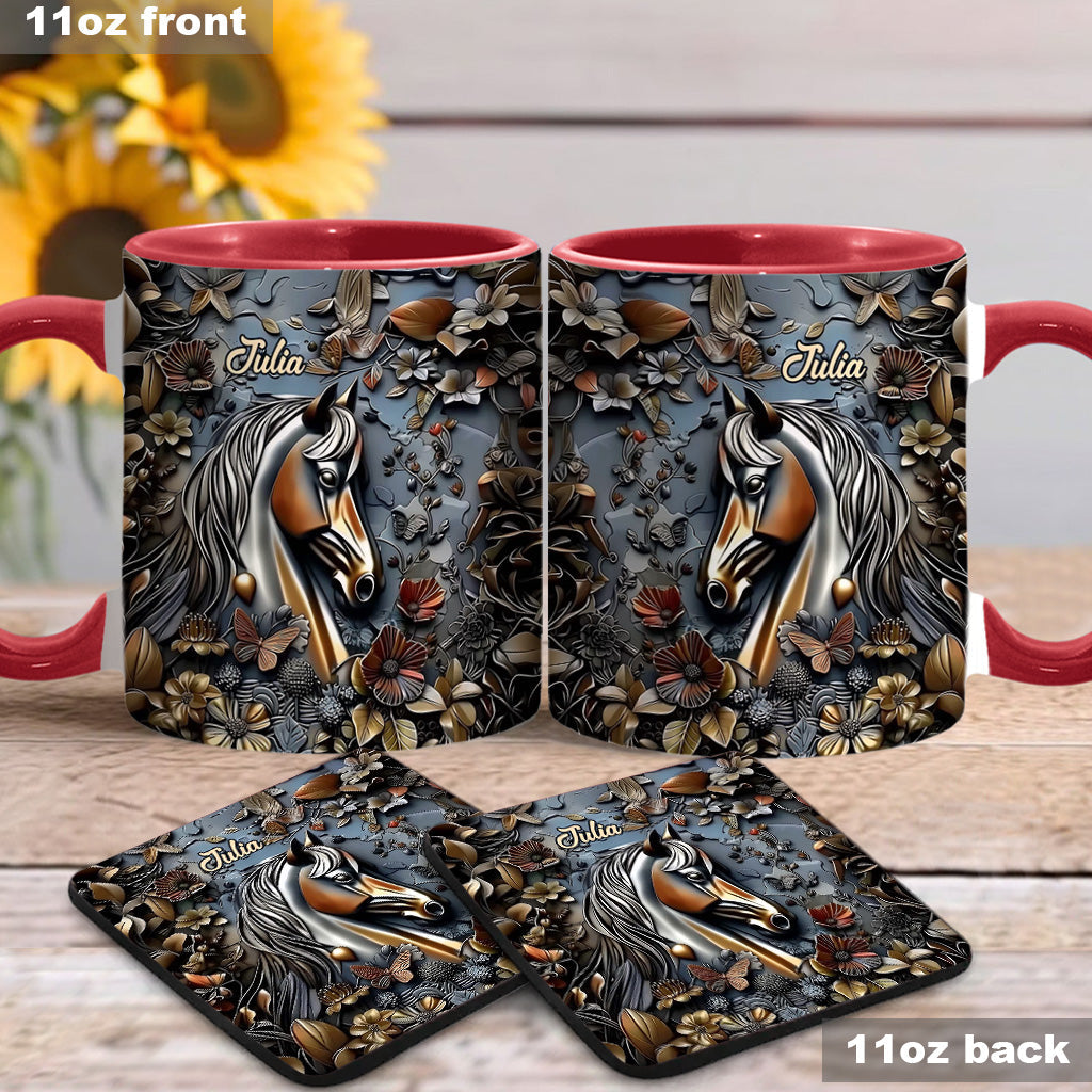 Stunning Horse - Personalized Horse Accent Mug