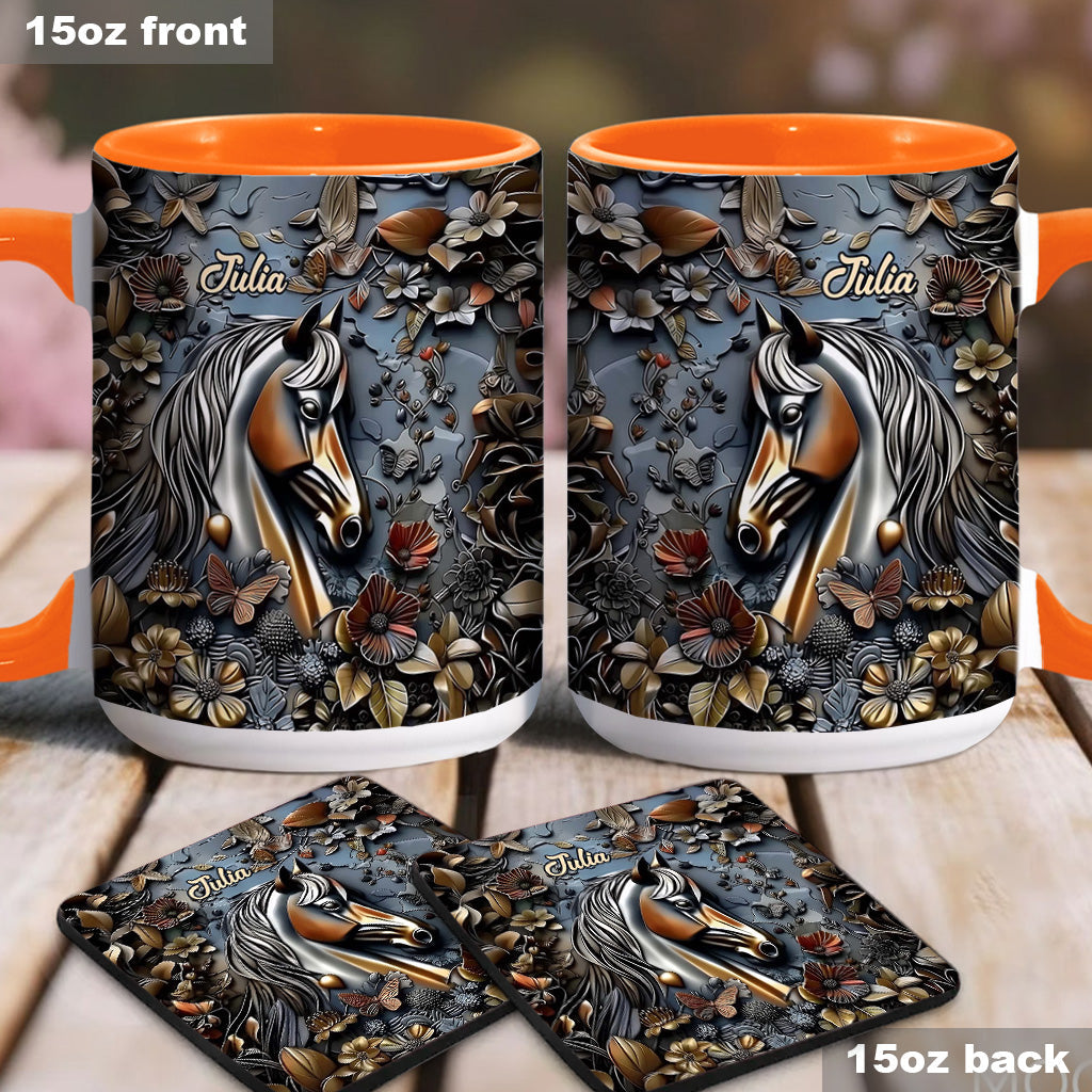 Stunning Horse - Personalized Horse Accent Mug