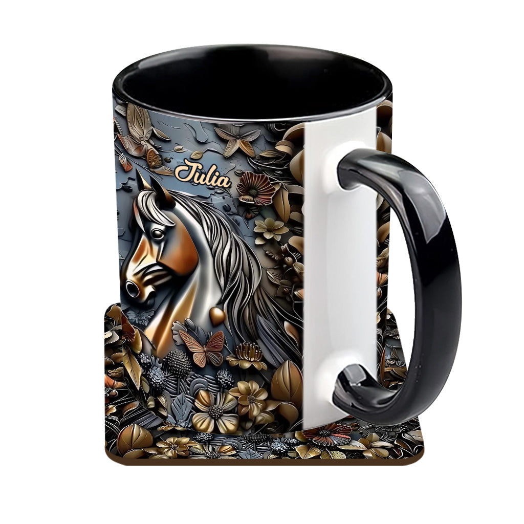 Stunning Horse - Personalized Horse Accent Mug