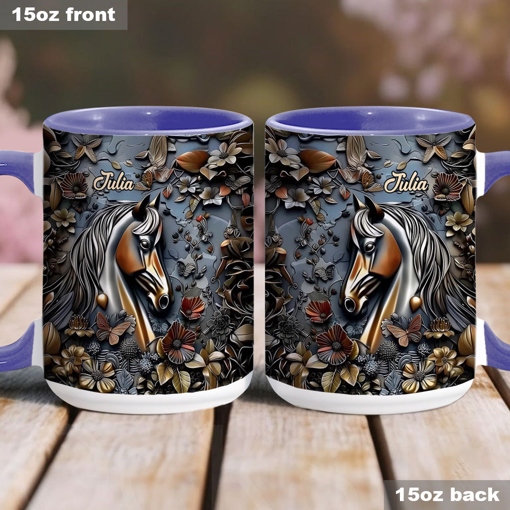 Stunning Horse - Personalized Horse Accent Mug