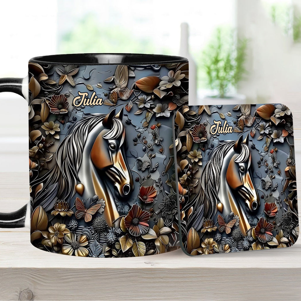 Stunning Horse - Personalized Horse Accent Mug