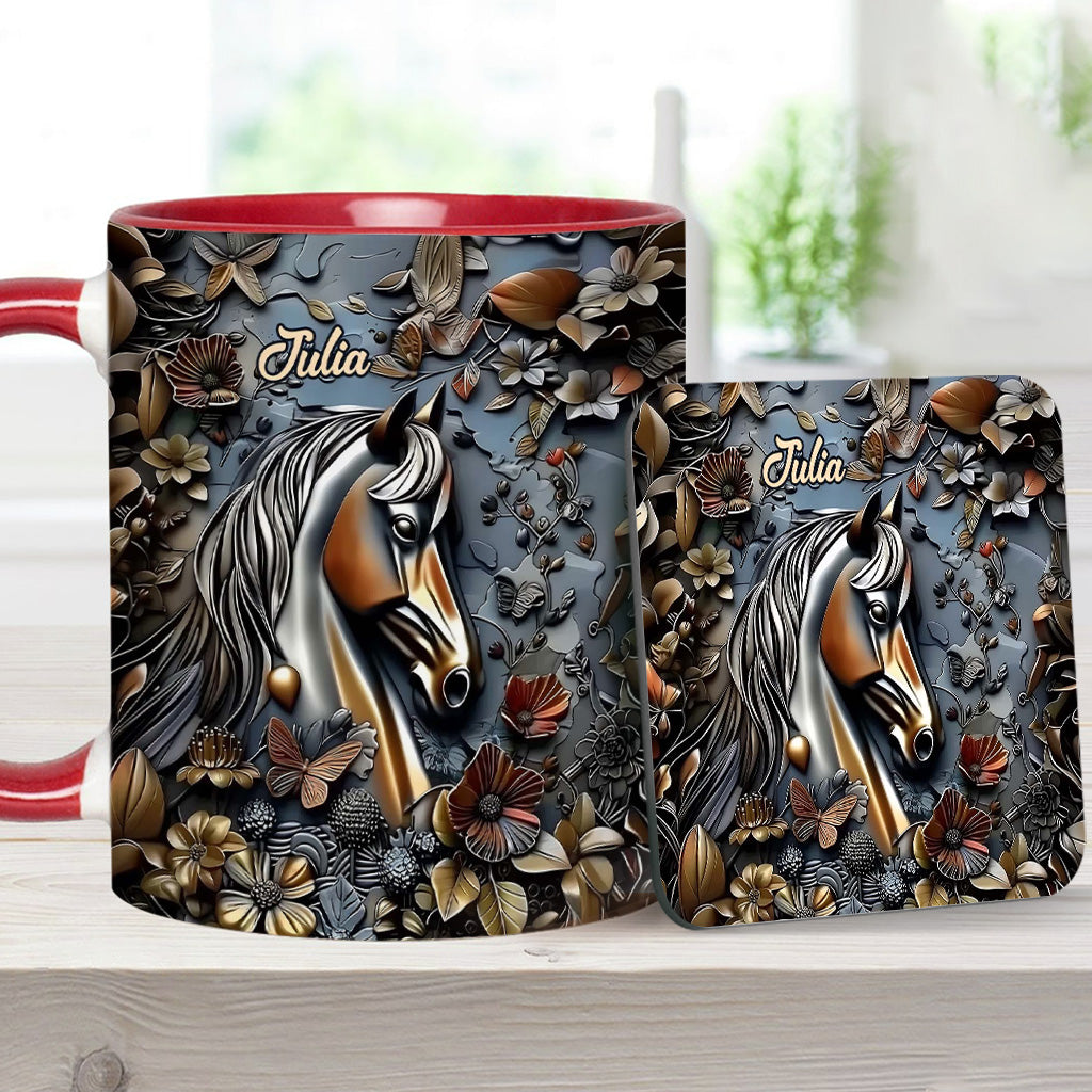 Stunning Horse - Personalized Horse Accent Mug