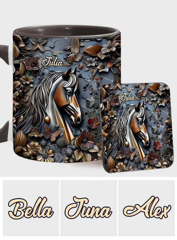 Stunning Horse - Personalized Horse Accent Mug