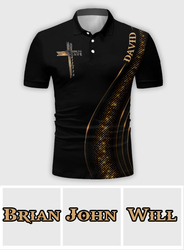 Jesus ist mein Gott – Personalisiertes christliches Poloshirt