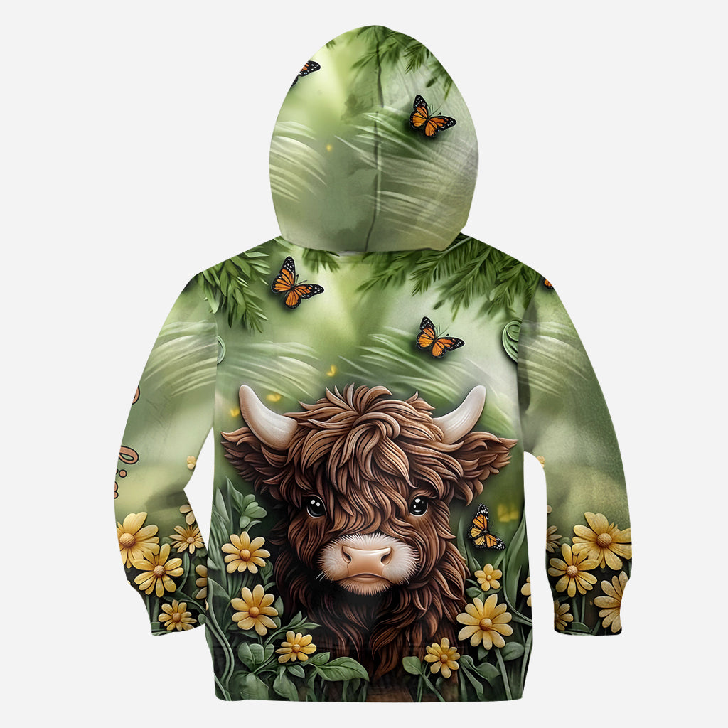 Baby Highland Cow - Personalized Highland Cow Hoodie and Leggings