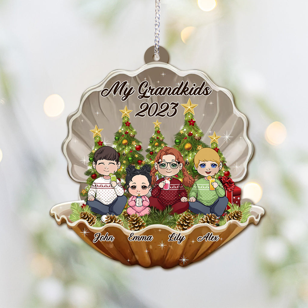 My Grandkids - Personalized Grandma Ornament