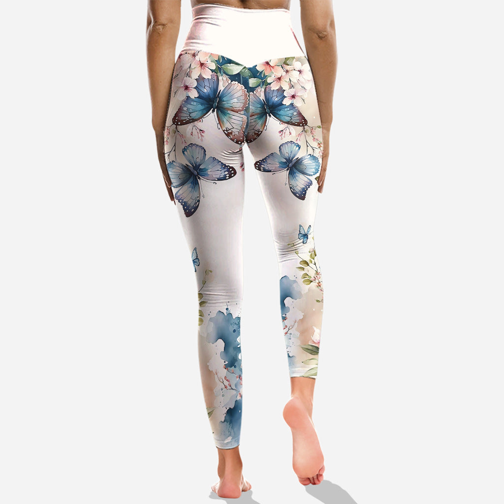 Love Butterflies - Personalized Butterfly Hoodie and Leggings