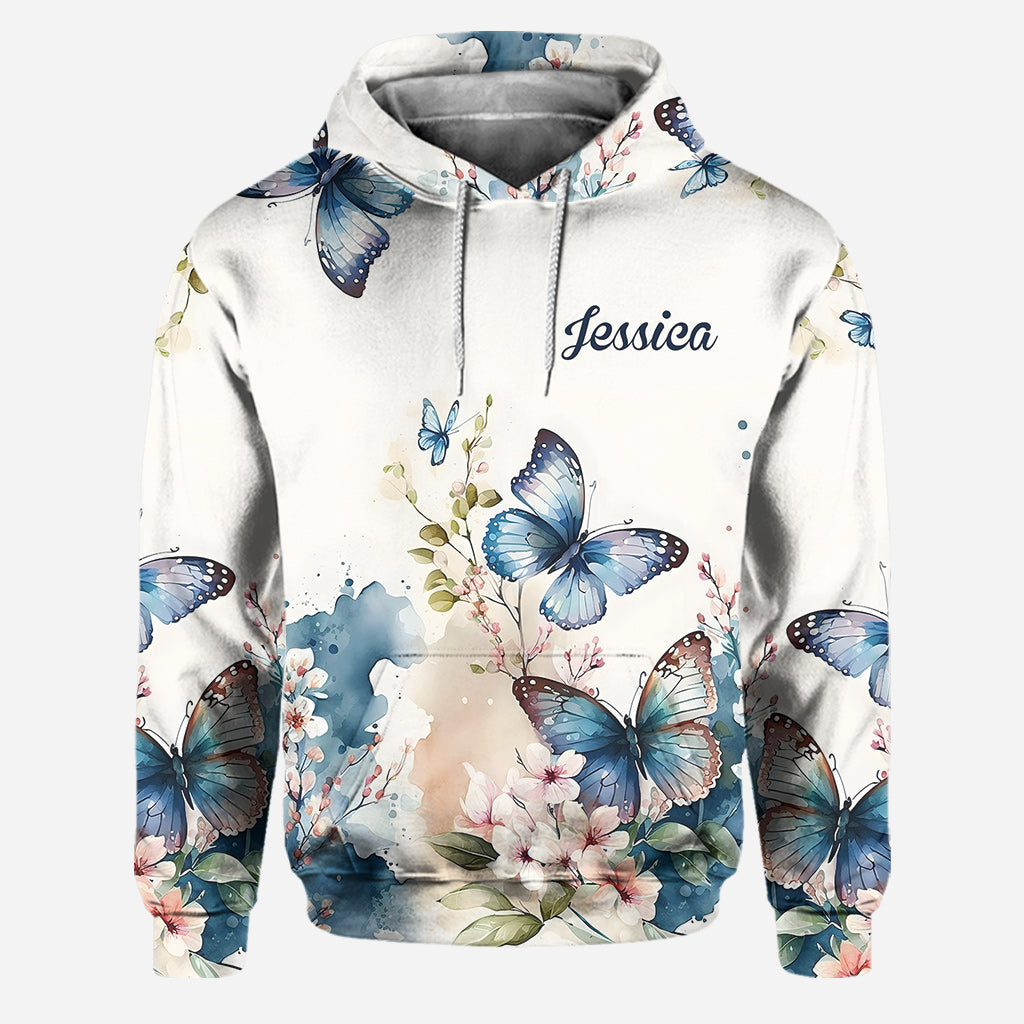 Love Butterflies - Personalized Butterfly Hoodie and Leggings